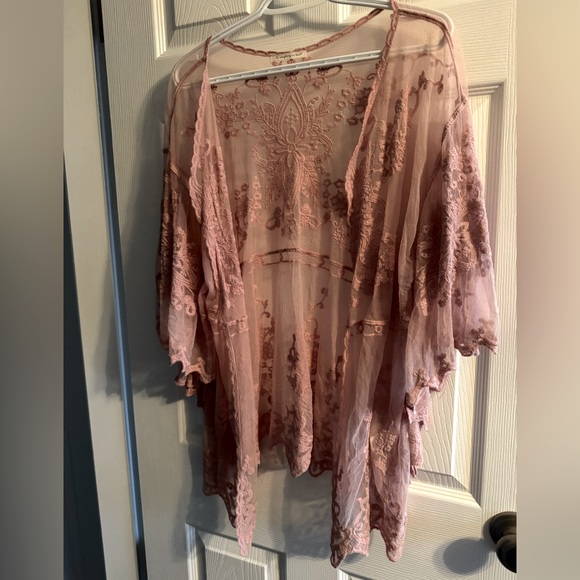 Light Pink Short Coverup - Picture 1 of 6